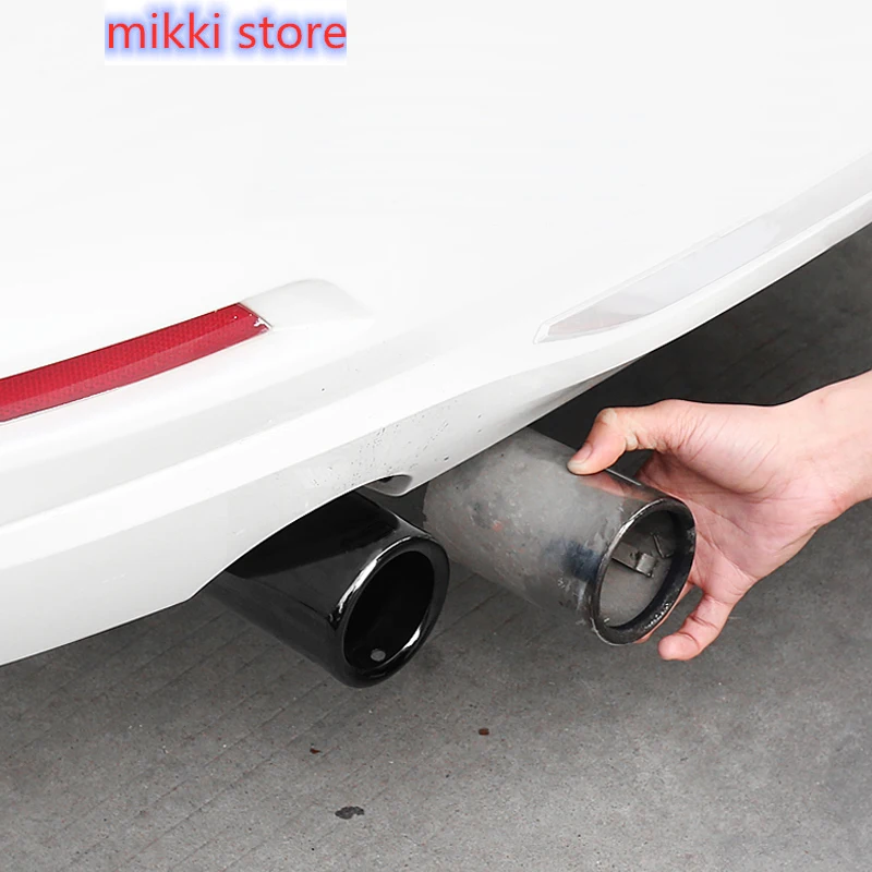 Car-Styling Rear Exhaust Pipe Cover Trim Frame For BMW 1 2 3 4 5 7 Series X1 F20 F22 F30 F32 F34 F10 F48 G30 G11 G20 Accessories
