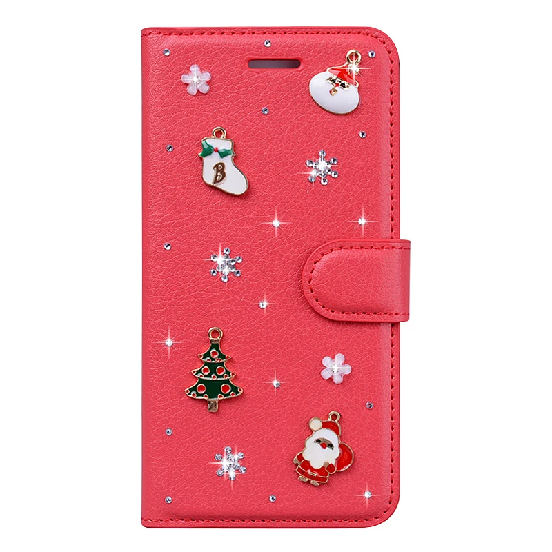 Кожаный чехол-книжка для Motorola Moto G8 Plus чехол-кошелек с подставкой держателями карт