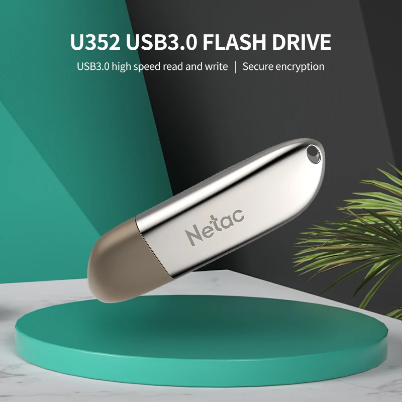 Netac U352 металлический USB 3 0 флэш диск 16 ГБ 32 64 Гб 128 USB3.0 флеш накопитель цинковый