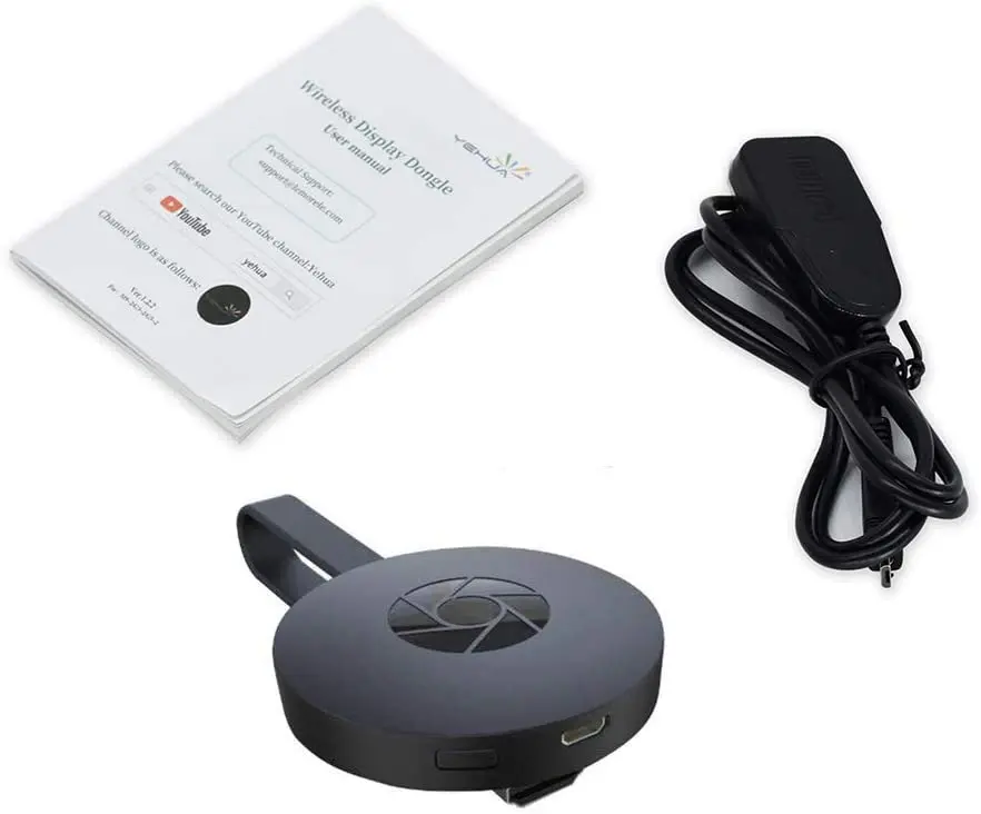 ТВ для Chromecast 2 Netflix Youtube Spotify Wi Fi модем 1080P Android IOS планшет 5G HDMI высокохромистой