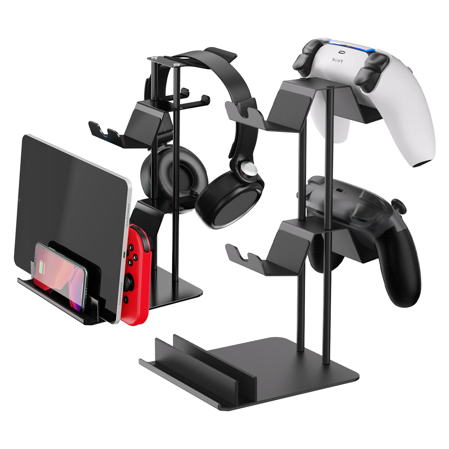 

Multi-Purpose Gamepad Holder for PS5/PS4/Switch Mount Stand Controller Bracket Headset Earphone Holder Phone Stand Shelf Hook