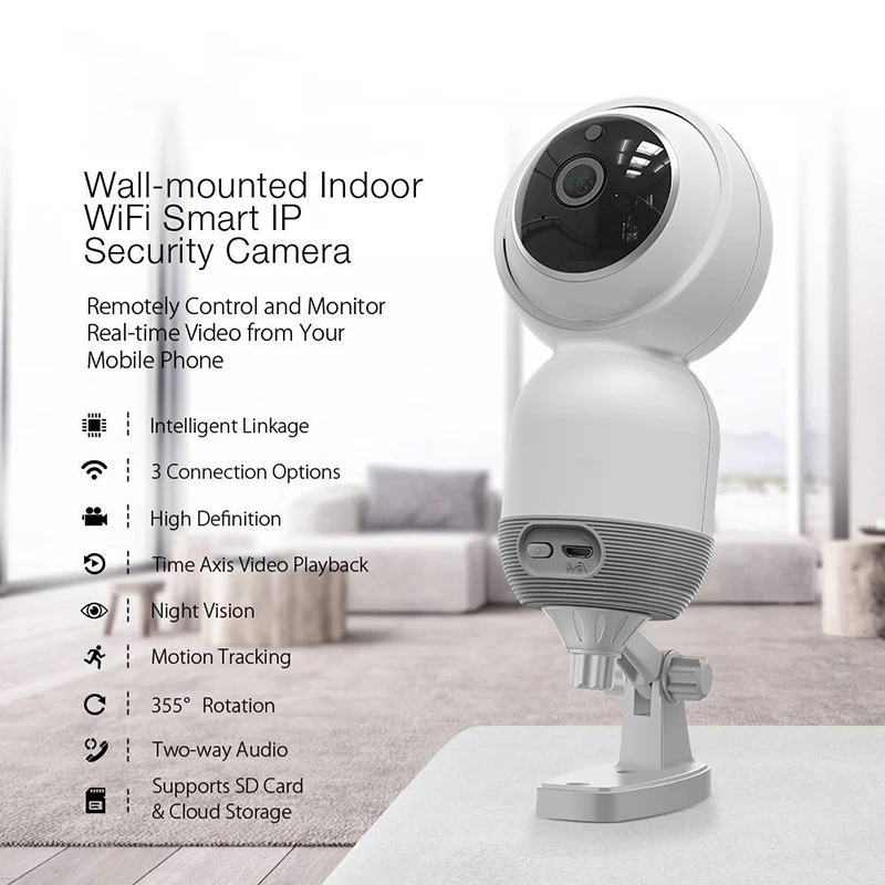 Tuya 1080P Smart Беспроводной Камера сеть удаленного Управление Видеоняни и радионяни