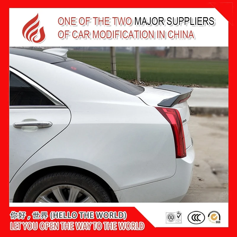 Новый дизайн ABS черный белый цвет задний спойлер для Cadillac ATSL atsl 2014 2015 2016 2017 2018
