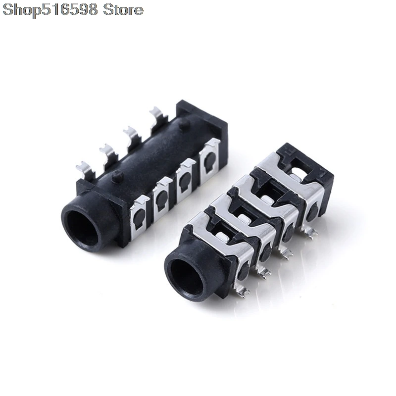 Аудиоразъем 3 5 мм (гнездо) 10 шт. 8-контактный разъем SMT SMD для наушников PJ-313E PJ313E -