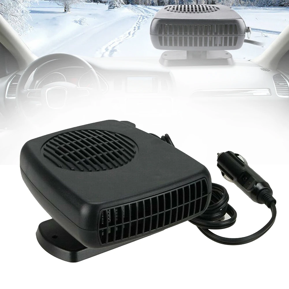 

12V 200W Demister Defroster Car Auto Portable 2 In 1 Electric Heater Cooler Fan Portable Car Fan Heater