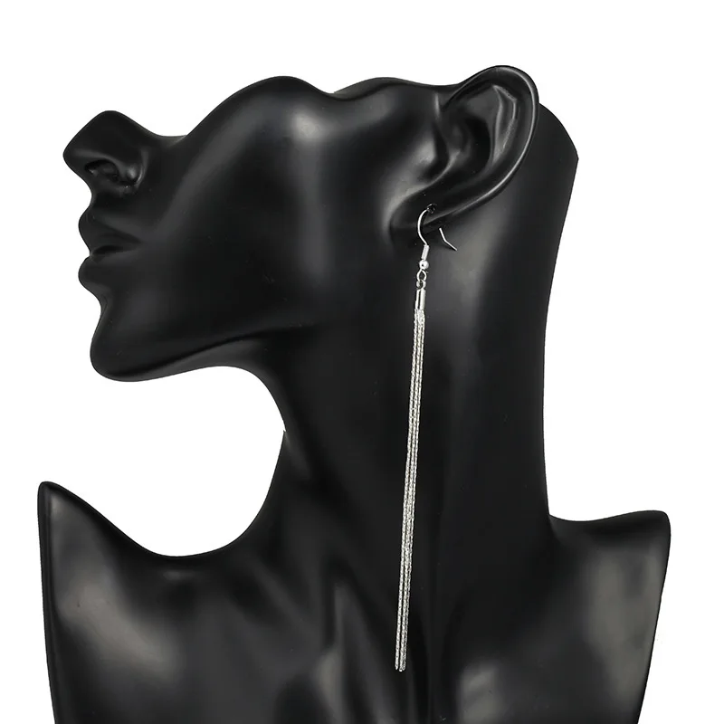 Женские длинные серьги с кисточками в южнокорейском стиле распродажа 2020 |