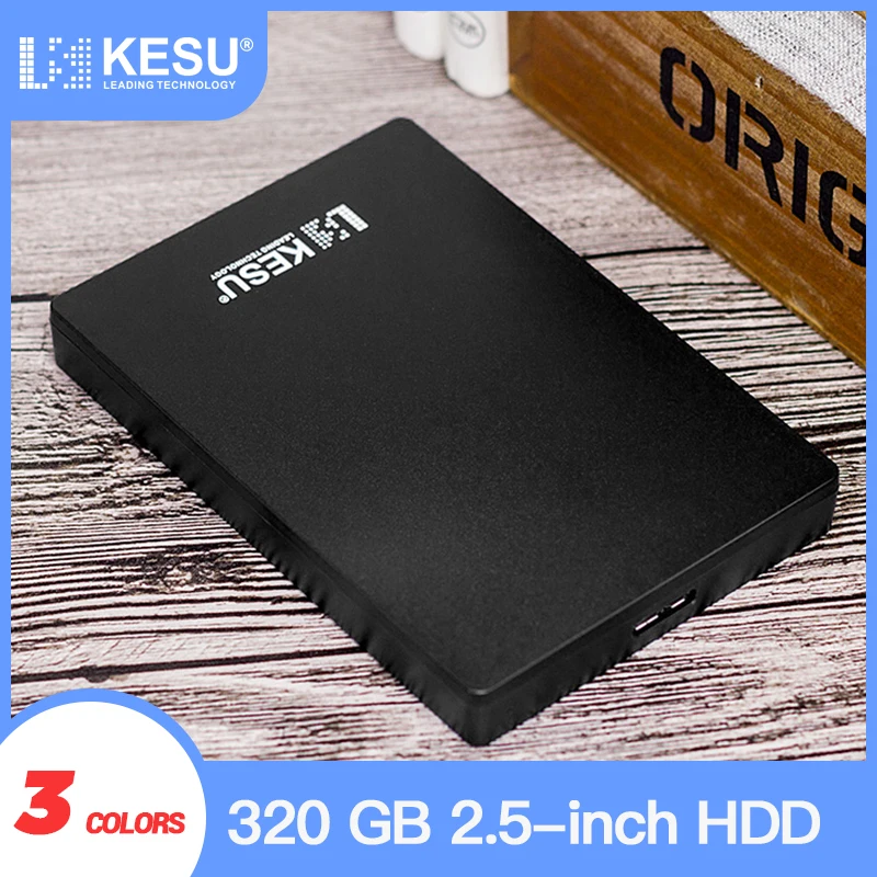 KESU 2 5 дюймов внешний жесткий диск 320 Гб USB 3 0 HDD портативный HD Жесткий для