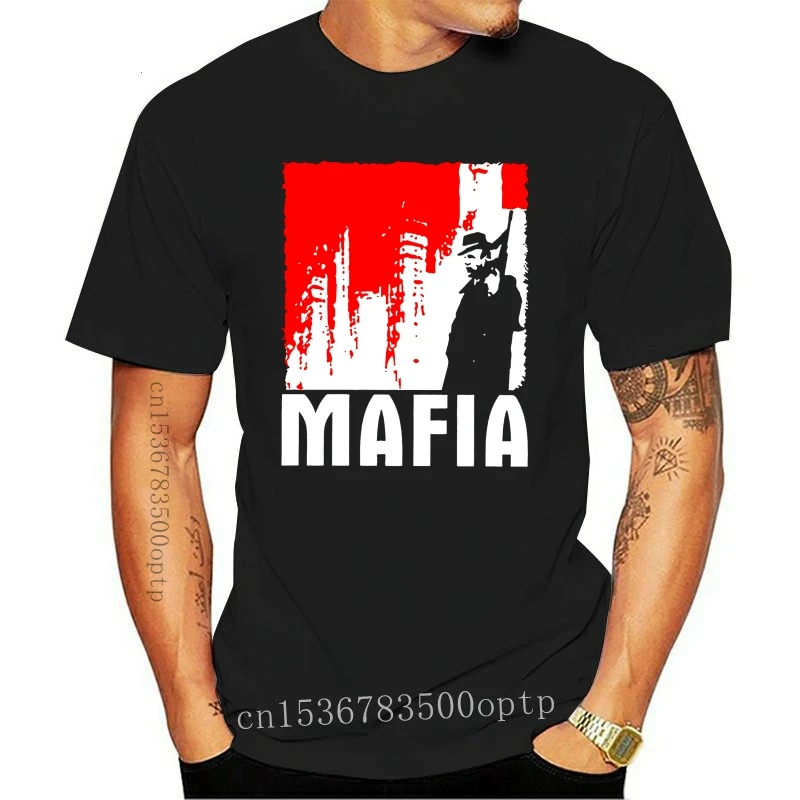 

New Online Shirt Store MenO-Neck Mafia 1 The City Of Lost Heaven Game T-Shirt (Black Red) S 3XL Short Sleeve Best Friend Shirts