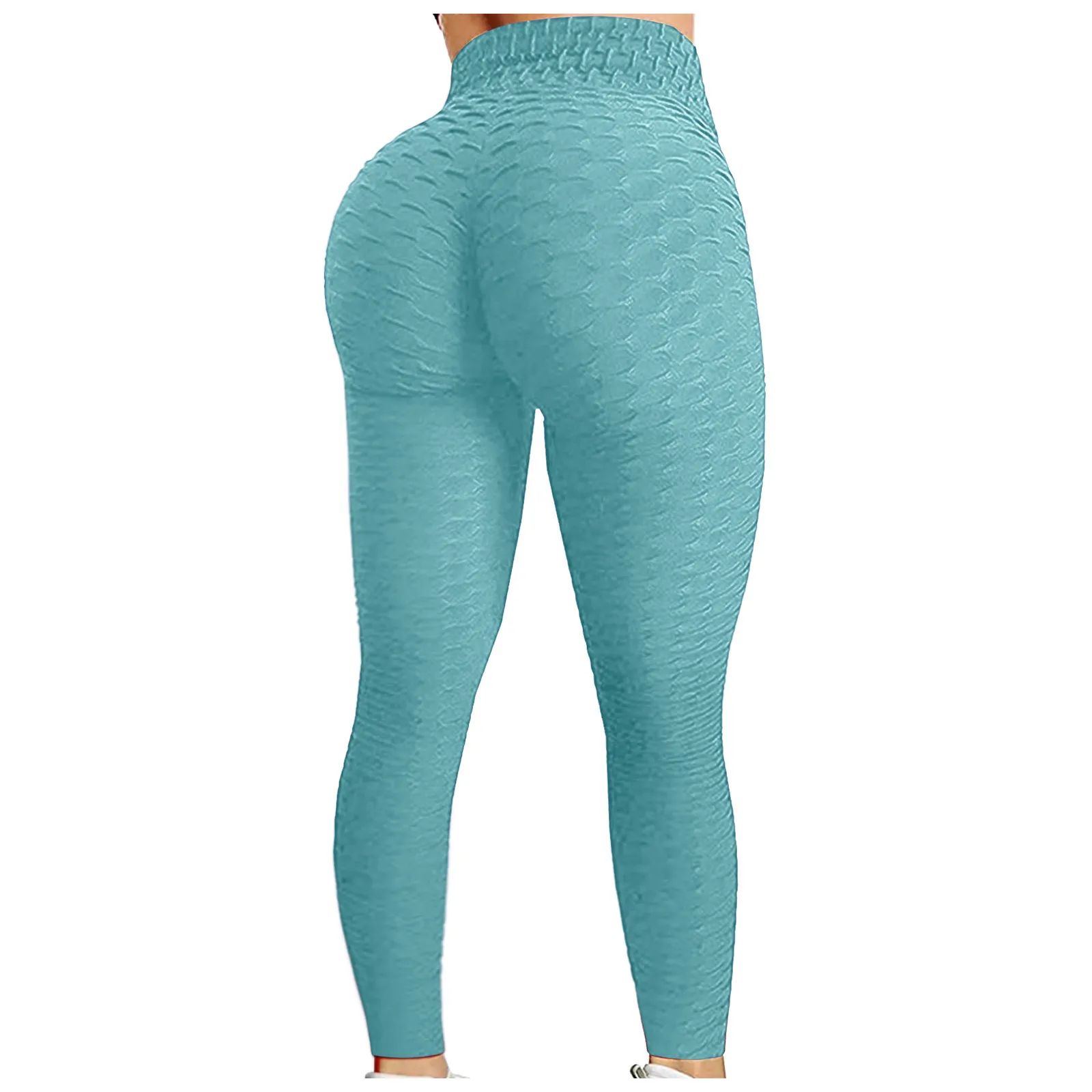 

Leggings Women's Bubble Hip Lifting Exercise Fitness Running High Waist Pants Quick-drying Sports Stretch Jeans Pants Trousers