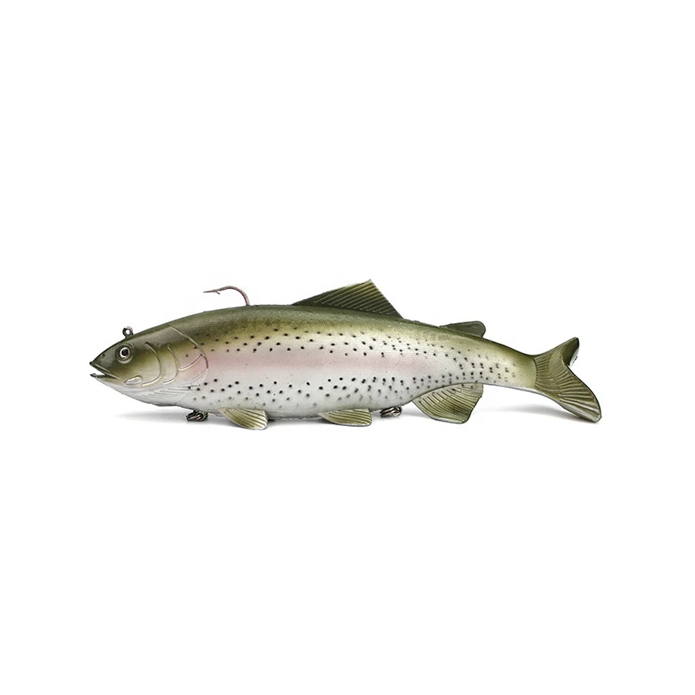 20cm 135g Soft Body Fish Lures BassTrout Tuna Red Drum Baits Sea Fishing Boat For Freshwater Saltwater enlarge