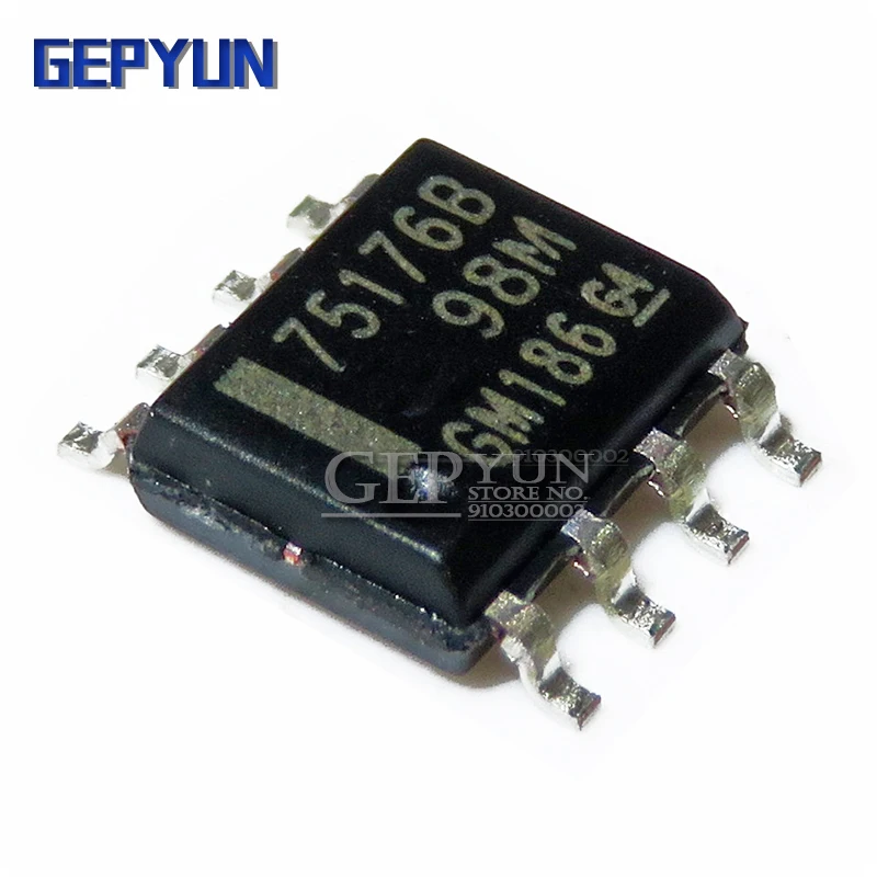 10 шт. SN75176BDR SN75176B SOP8 SOP SN75176 SMD 751 Gepyun | Электронные компоненты и принадлежности