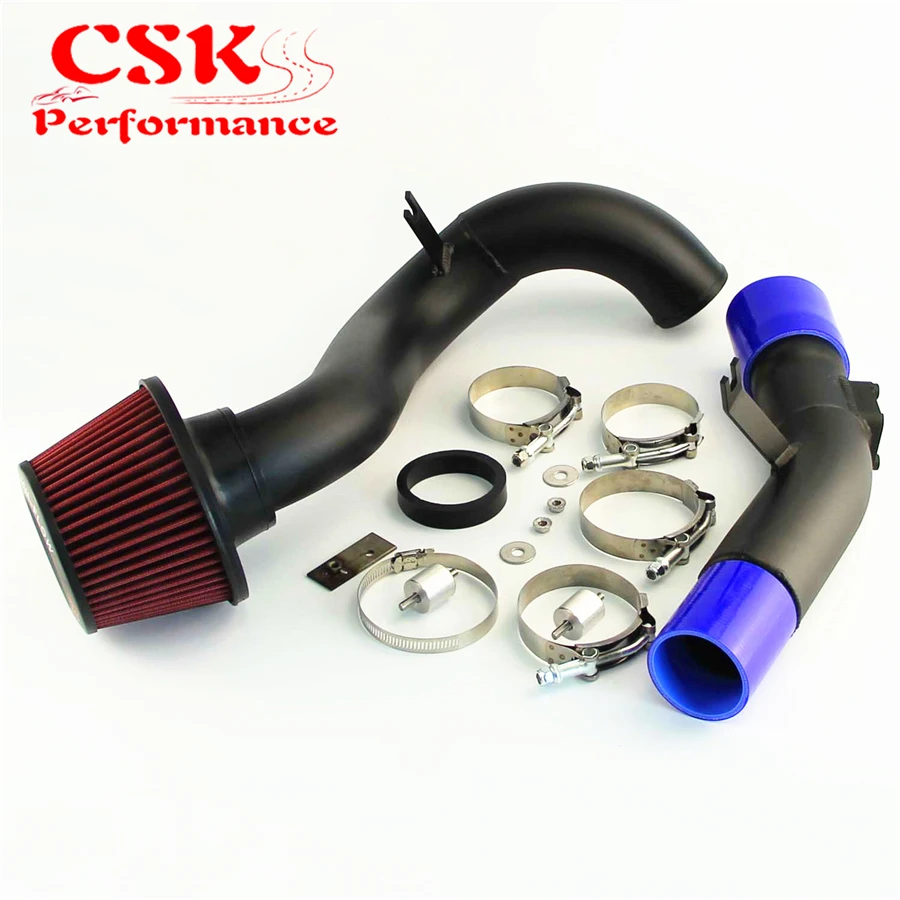 Короткий/холодный воздухозаборный фильтр + алюминиевый трубный комплект