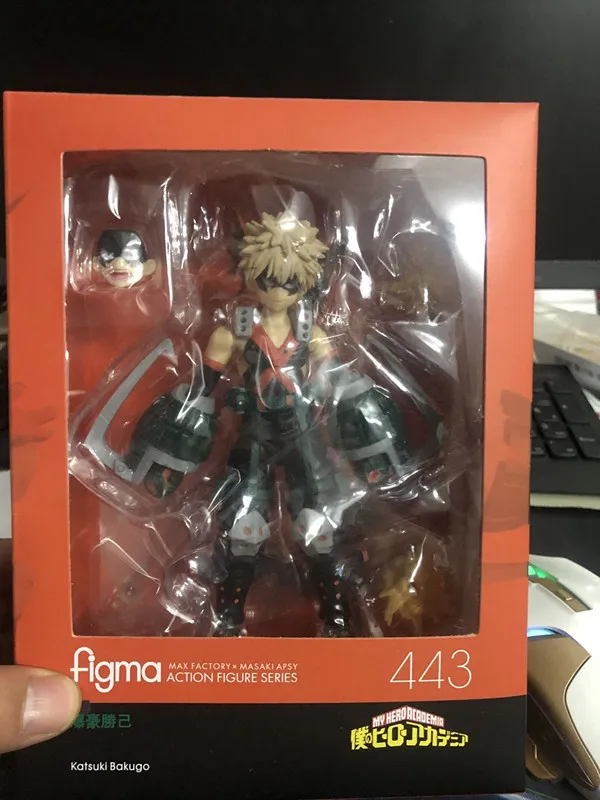 15 см новый стиль My Hero academic Bakugou Katsuki фигурка Figmar 443 подвижная Коллекция игрушек