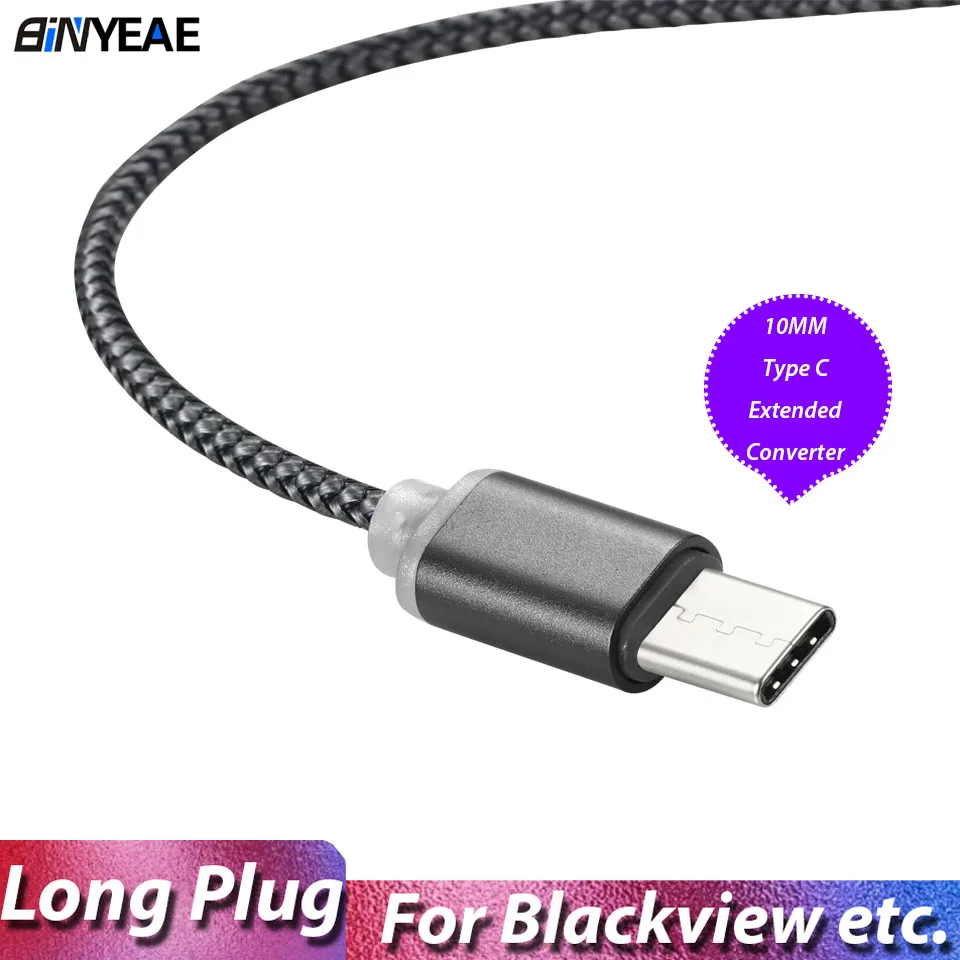 USB Type-C кабель для быстрой зарядки Blackview Bv9900 Pro Bv6100 Bv9700 BV9600 Oukitel U18 с разъемом длиной