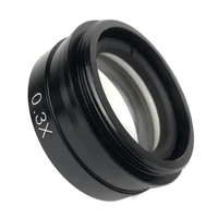 0 3x 0 5x 2 0x industry video microscope camera objective lens for 10a c mount lens barlow auxiliary glass lens
