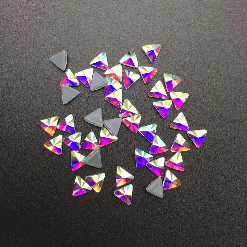 144 шт Сделай Сам Новый позолоченный Бриллиант Кристалл Цвет плоское дно горный