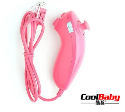 5 цветов цветной нунчак пульт дистанционного управления для NINTENDO Wii черный usb порт