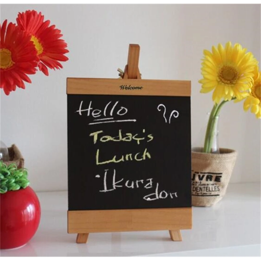 

Store Pop News Bulletin Drawing Board With Support Stand Decorative Furnish Sign Blackboard Sign Plaques