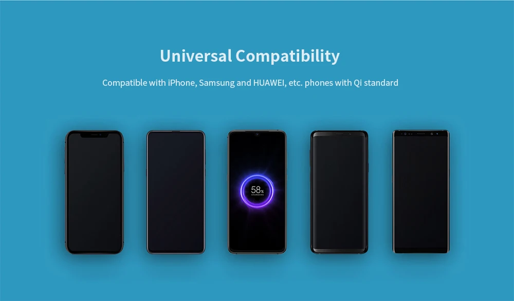 Xiaomi 10000mAh беспроводной внешний аккумулятор 10 Вт Qi Быстрое беспроводное зарядное устройство type-C QC3.0/PD3.0 Зарядка для iPhone 11 Pro XR для huawei P30
