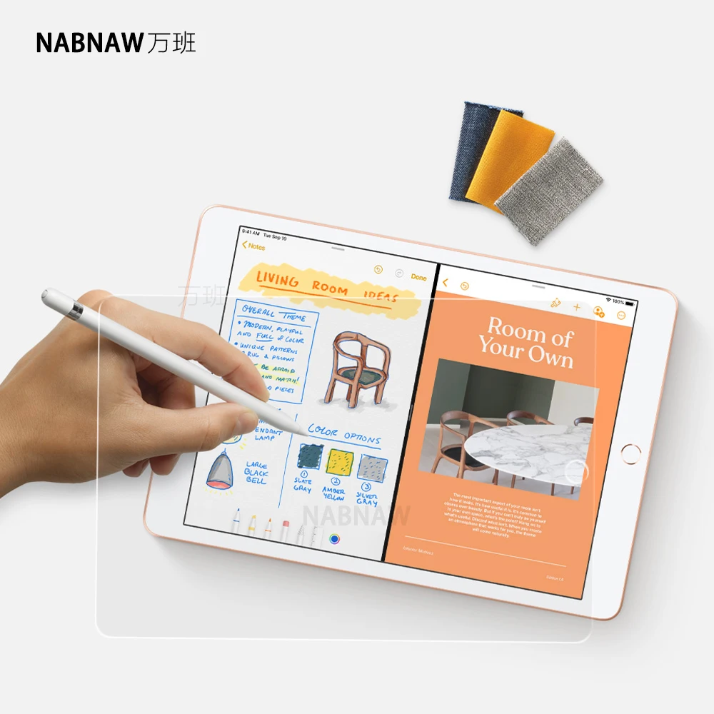 NABNAW закаленное стекло для iPad 10,2 дюймов Mini 5 4 3 2 1 air 10,5 Защита экрана для нового iPad 9,7 iPad Pro 11