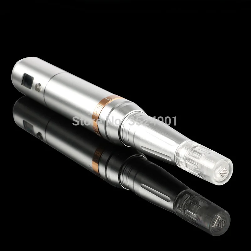 Новый ATT Серебряный ЖК цифровой дисплей тату макияж Перманентный машина для