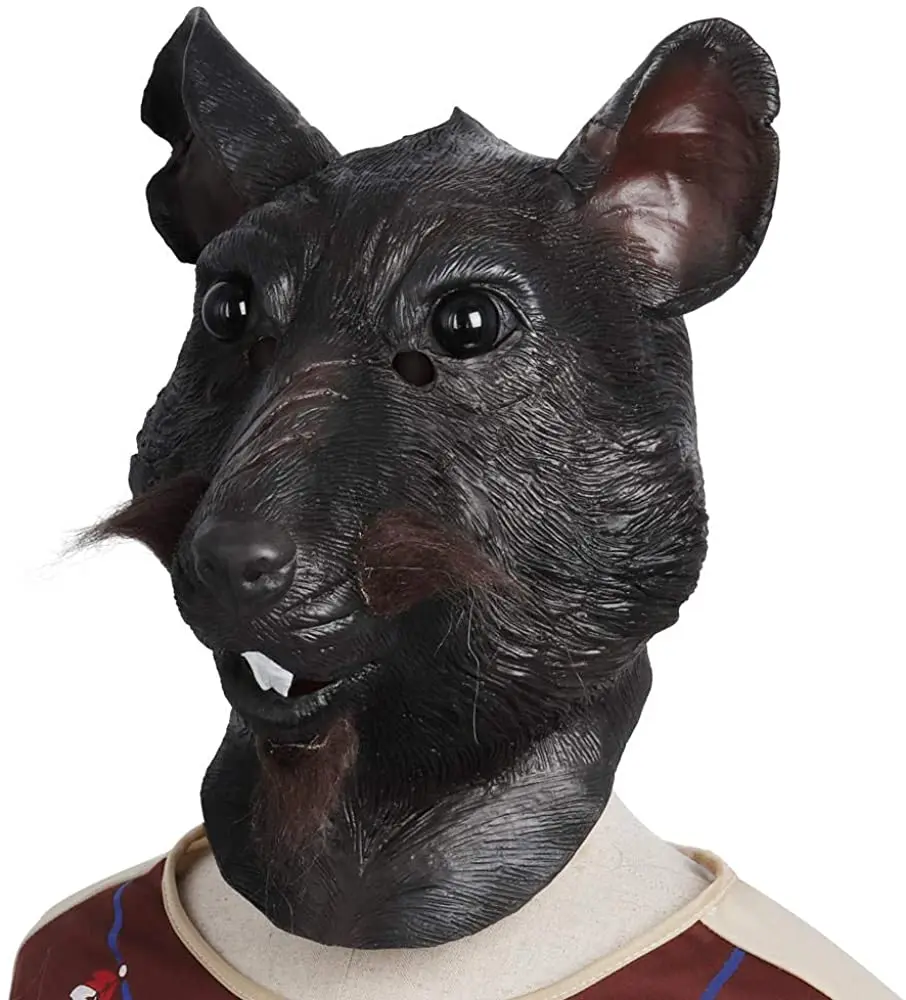 

Латексная Маска Splinter, мышь, Игуана, голова животного, на все лицо, полноголовая, костюм на Хэллоуин, маскировка, косплей костюм для взрослых.