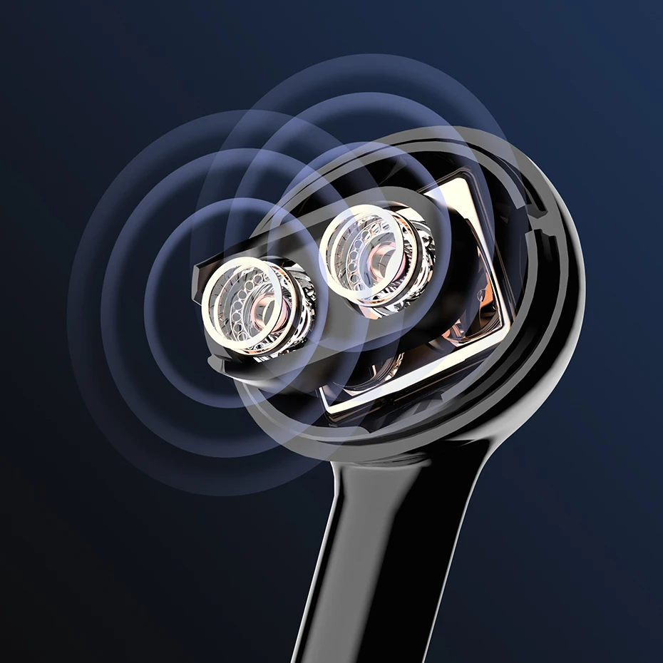 New 2021 Wireless Earbuds with 4 Mics TWS Bluetooth 5.1 Earphones True Stereo Bass Hifi USB C Charge For Phone | Электроника