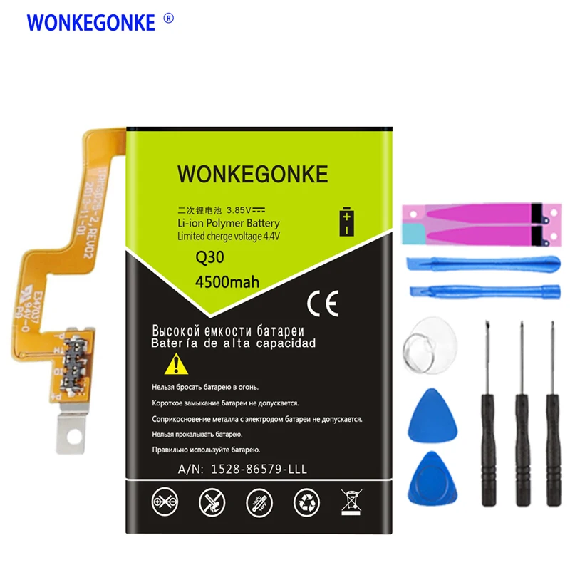 WONKEGONKE BAT-58107-003 для BlackBerry Passport 4G Q30 мобильный телефон с аккумулятором на функцией