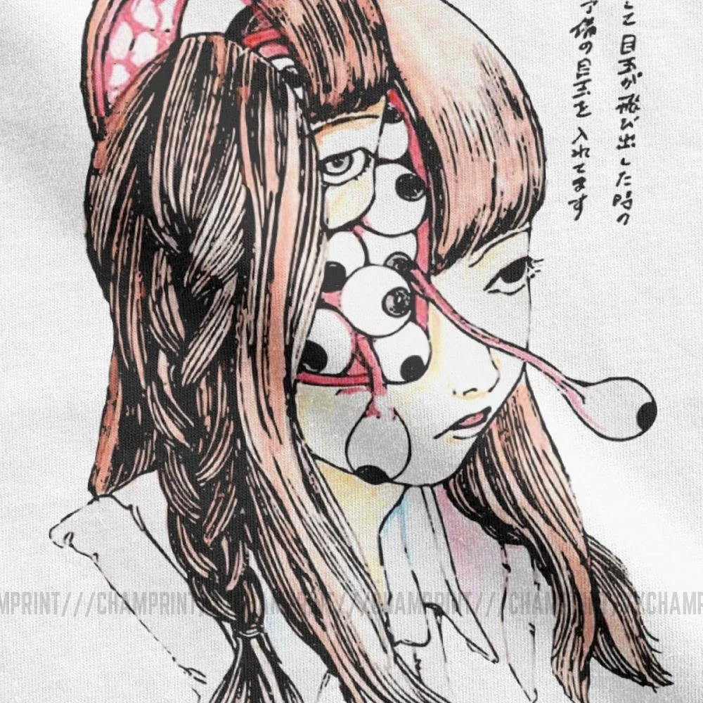 Мужская футболка Shintaro Kago Ito хлопковая с коротким рукавом японский стиль манга