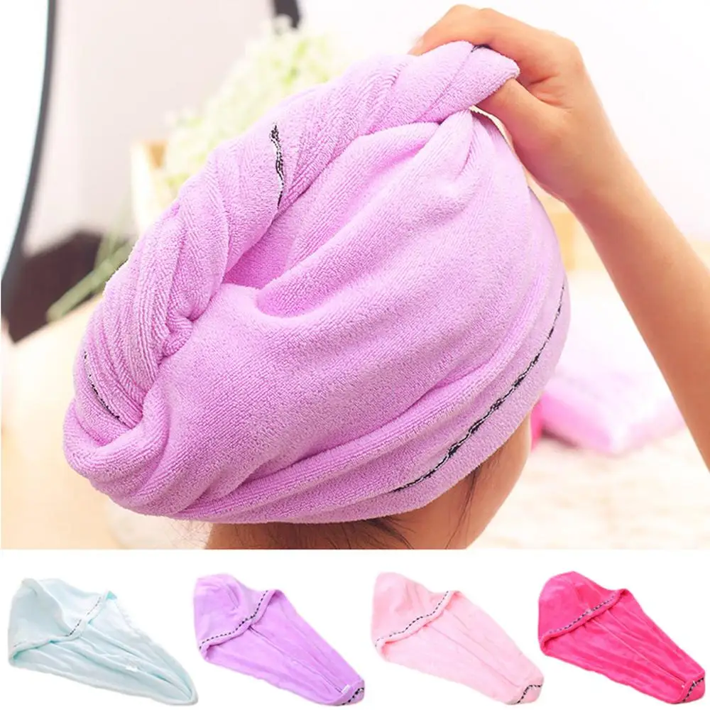Magic Microfiber Hair Fast Dryer Towel Super Absorbent Rapid Drying Dry Cap Bath Wrap Bathing Tools | Дом и сад
