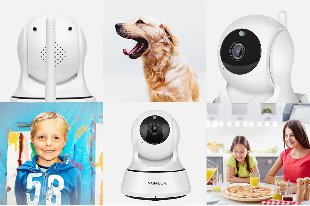 INQMEGA 1080P IP камера, беспроводная Wifi камера, домашняя камера видеонаблюдения, сетевая камера ночного видения, P2P, удаленный просмотр