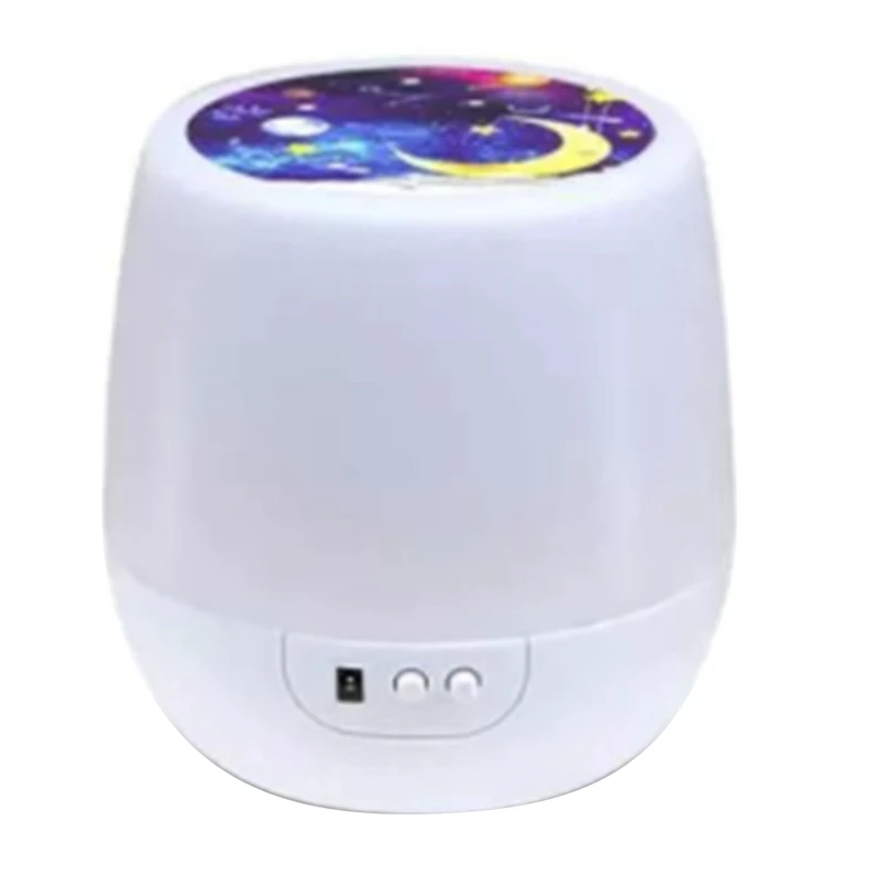 

Colorful Starry Sky Projector Night Light Rotation Starry Moon Night Lamp USB Children Room Lighting Children's Gifts