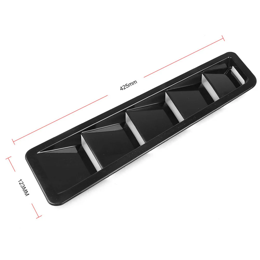 

2Pcs Car Hood Scoop Styling Air Vent Trim Louver Air Flow Intake Decoration
