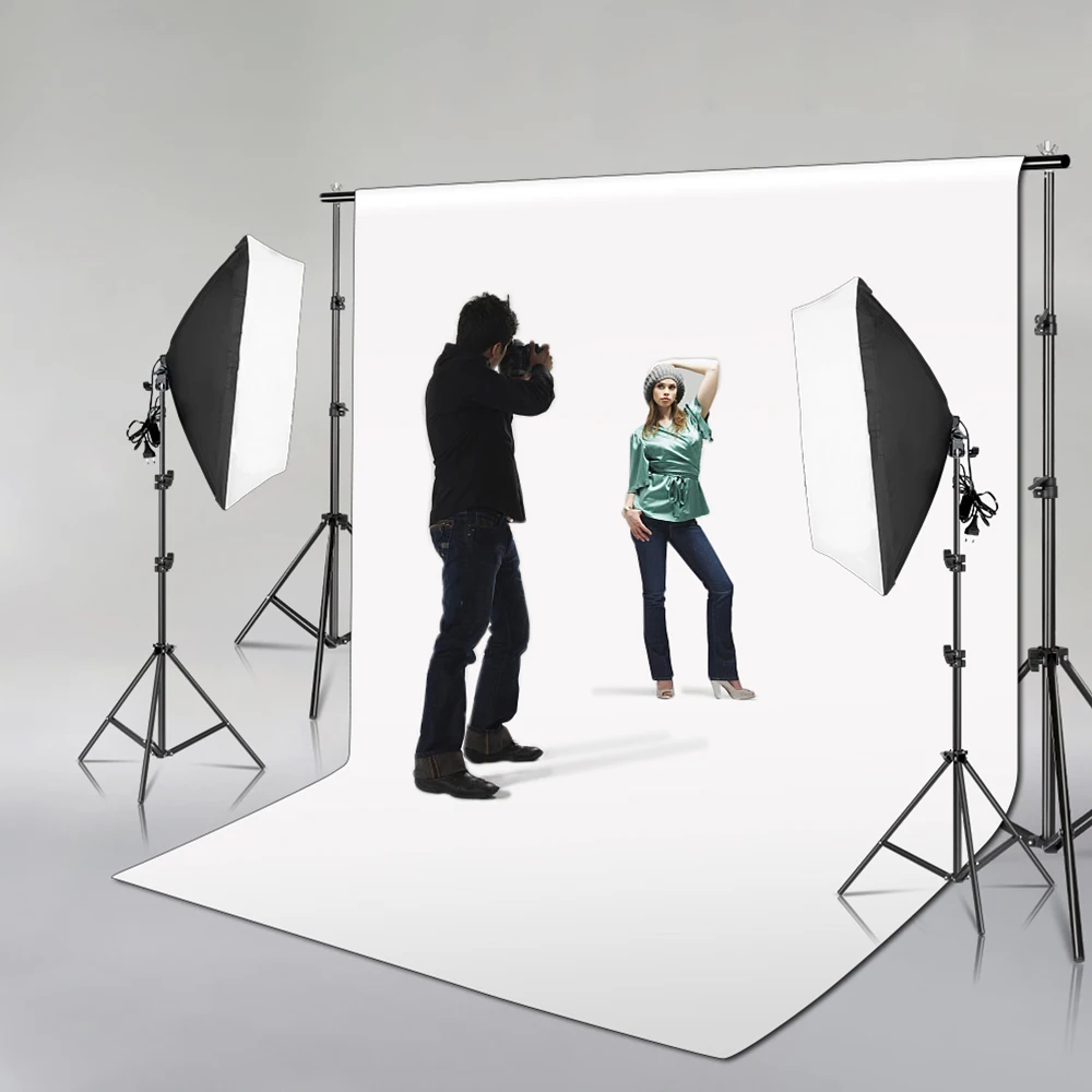 Софтбокс для студийной фотосъемки комплект освещения 20 Вт светодиодный лампочка