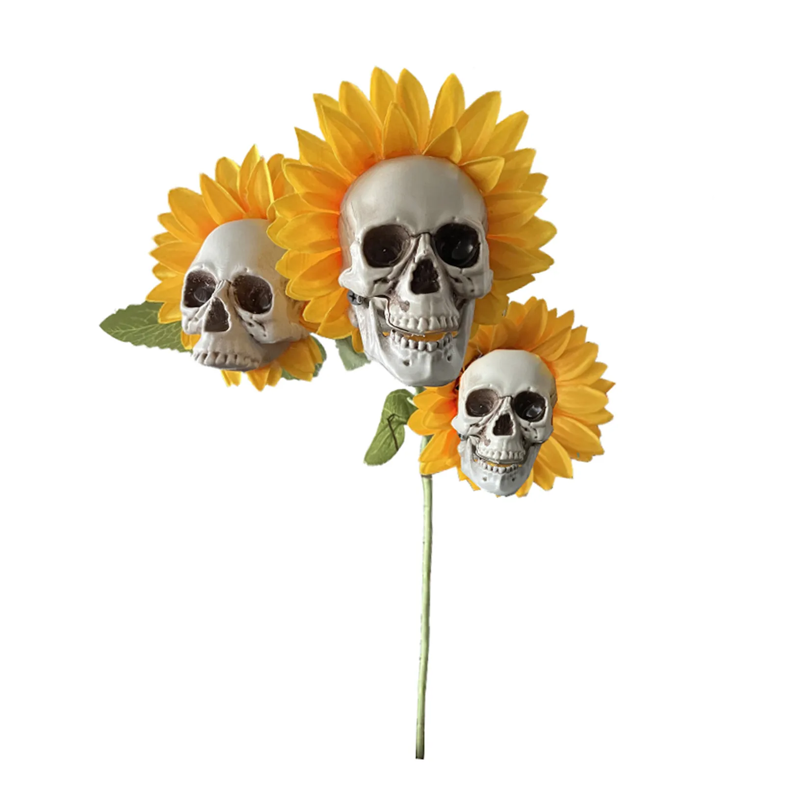 Имитация головы черепа подсолнечника украшение для сада внутреннего двора