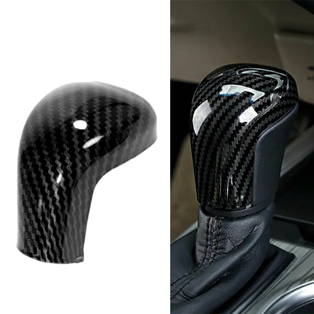 

Car Cover Carbon Fiber Style Gear Shift Knob Decorate Durable，Practical