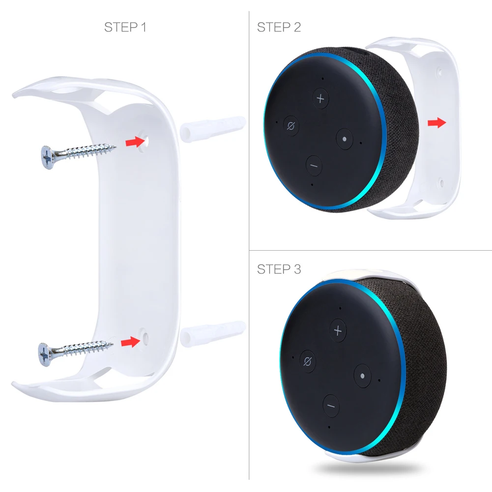 Настенное крепление для Echo Dot 3rd Gen интеллектуальные звуковые кронштейны Выходная