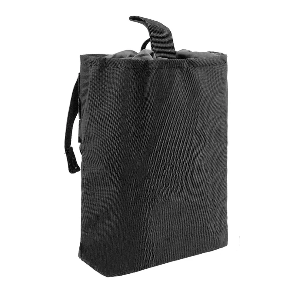 Black Тактическая Сумка Molle, подсумок, подсумок для охоты, страйкбола, военного оружия, патронов, складной карманный ремень, поясная сумка - Цвет: Black