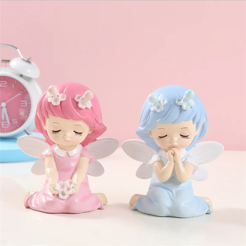 

Creative cartoon resin decoration angel doll cake baking home decoration car interior decoration crafts birthday gift