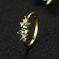 newest fashion engagement ring for women colorful aaa zircon wedding trendy jewelry simple stylish female finger rings anillos