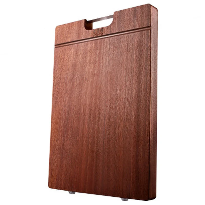 Деревянная разделочная доска Высококачественная кухонная из черного дерева для