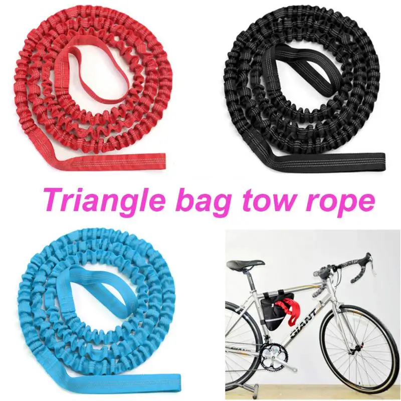 mountain bike parent child nylon rally rope bicycle elastic tow rope for kids outdoor cycling safety equipment portable tow rope free global shipping