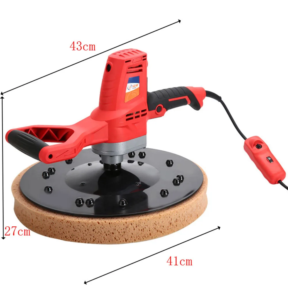 

220V Electric Concrete Epoxy Cement Mortar Trowel Masons Plastering Bucket Trowel Tool Wall Smoothing Polishing machine