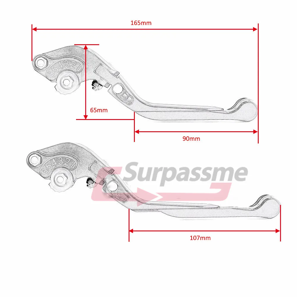 

S1000RR 2010-2017 Motorcycle Brake Clutch Levers CNC Aluminum Dirt Bike Clutch Brake Lever For BMW S1000RR 2010-2017