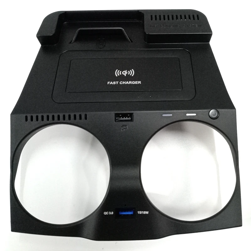 Автомобильное беспроводное зарядное устройство QI для телефона центральная