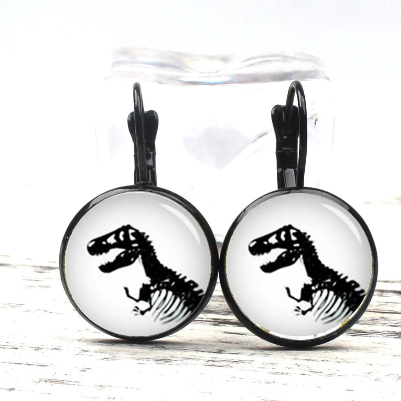 Серьги с изображением собачки и Аватара в минималистском стиле ретро милые