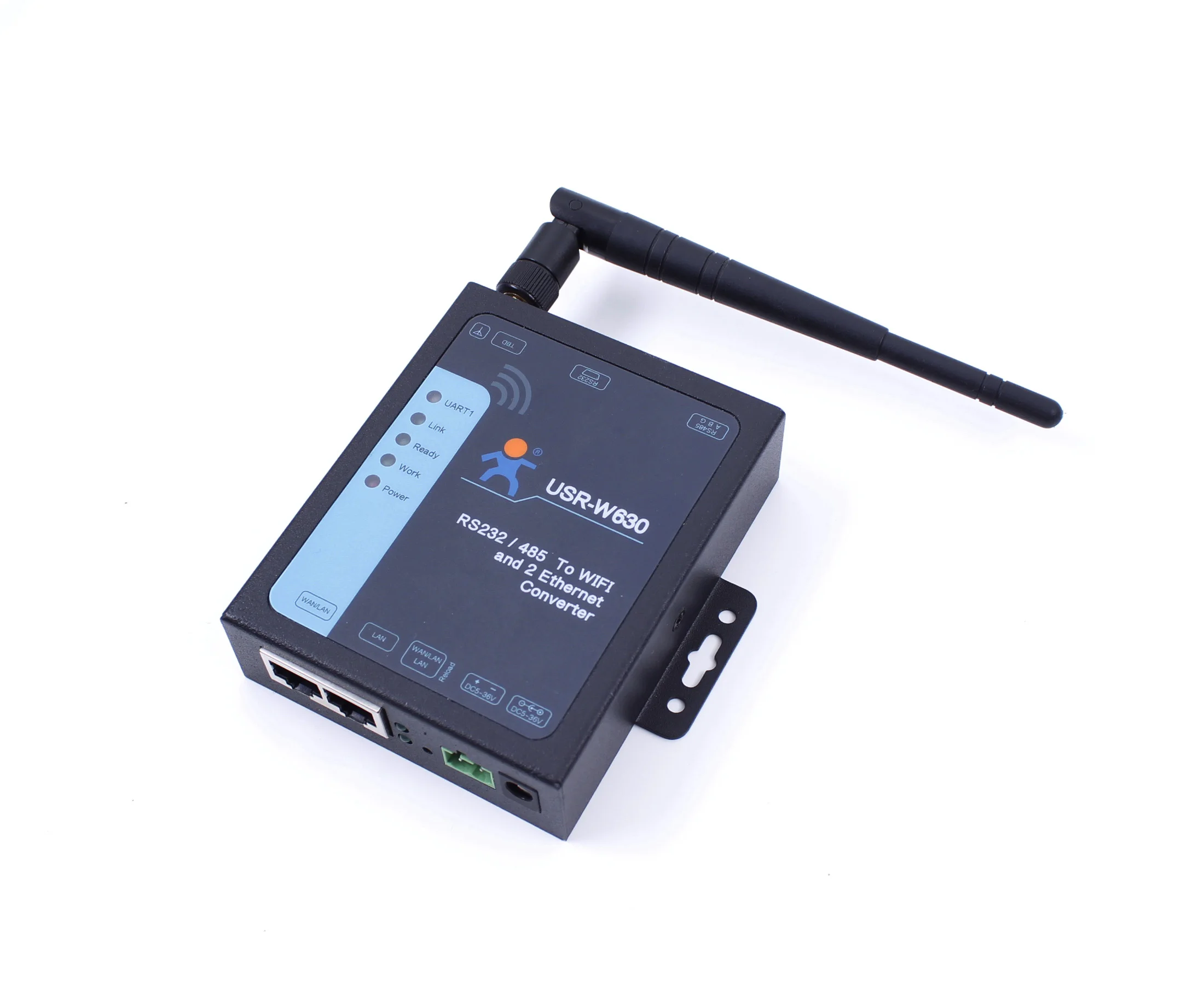 Последовательный порт RS232 RS485 к Wi Fi Ethernet конвертер 2 порта поддержка Modbus RTU
