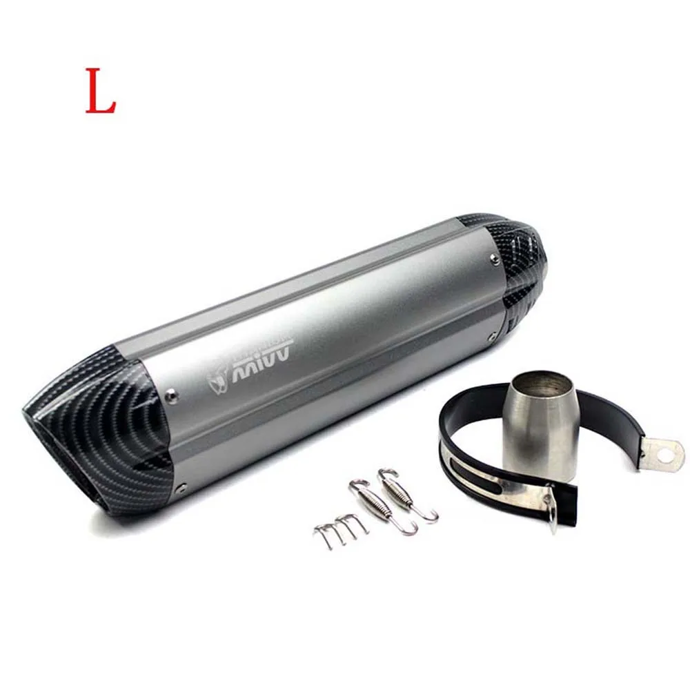 Мотоциклетный глушитель 51 мм выхлопная труба для мото GY6 скутера питбайка Kawasaki ER6N
