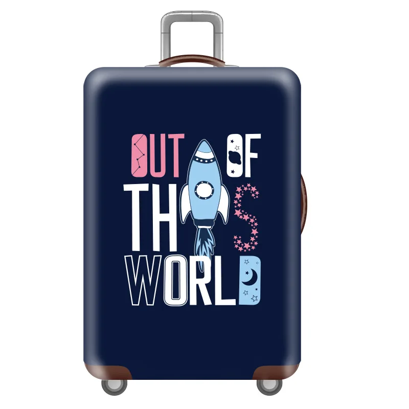 17 Luggage cover Эластичный Чехол для багажа для путешествий с цветочным узором, Защитные чехлы для багажа, уплотненный чехол для чемодана 18-32 дюйма, аксессуары для путешествий - Цвет: 17 Luggage cover