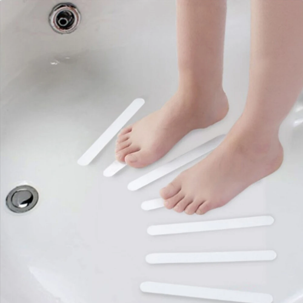 

5Pcs/set Non-Slip Stickers Pad Transparent Bath Safety Mats for Floors Shower Stair Steps Bathtub Anti-slip Rubber Strips